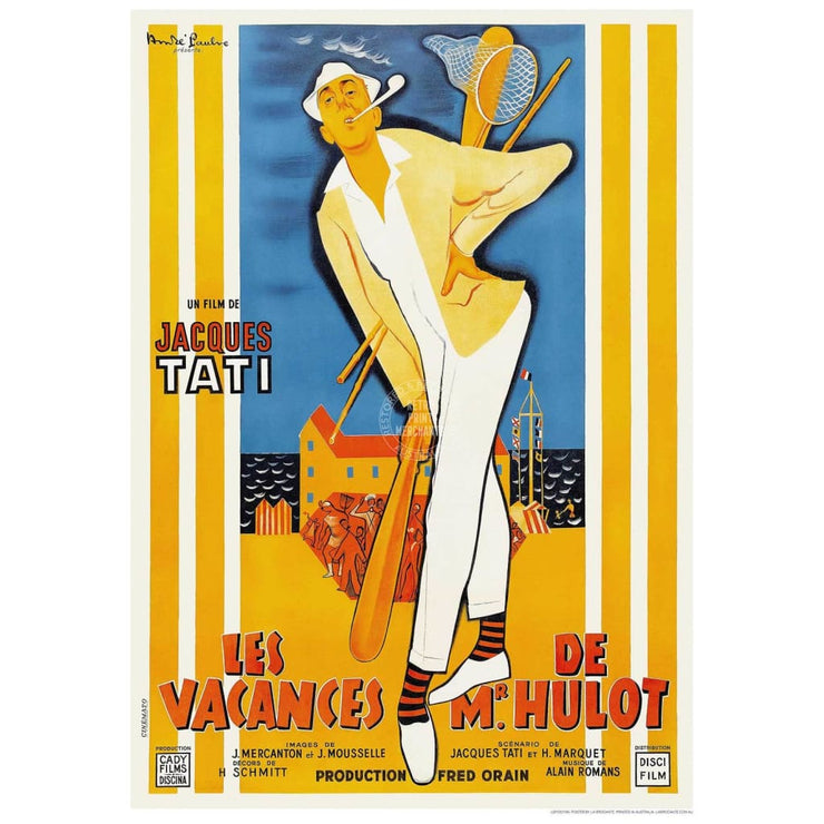 Monsieur Hulot Movie | France 422Mm X 295Mm 16.6 11.6 A3 / Unframed Print Art