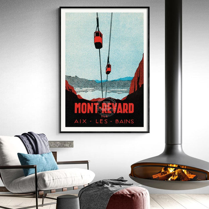 Mont-Revard | France A3 297 X 420Mm 11.7 16.5 Inches / Unframed Print Art