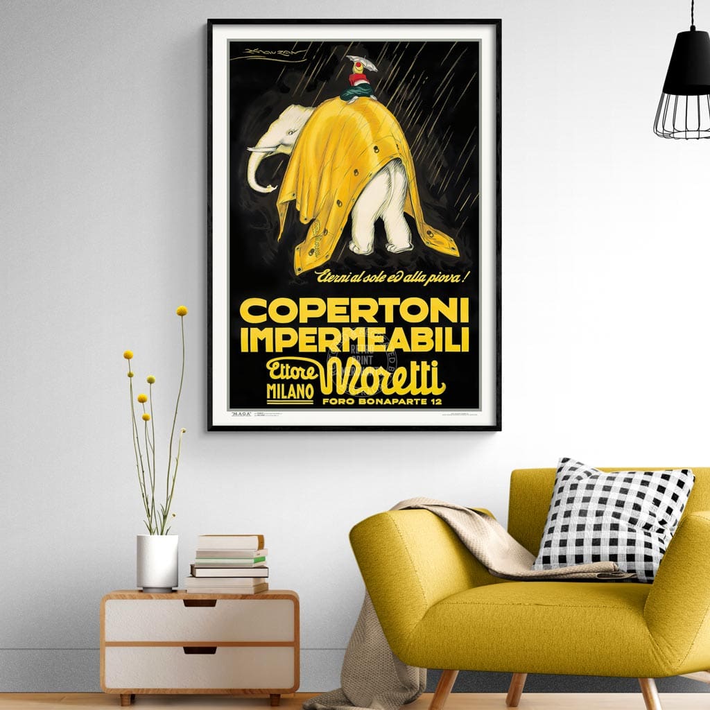 Moretti Elephant | Italy Print Art
