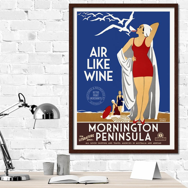 Mornington Peninsula Air Like Wine | Australia Print Art