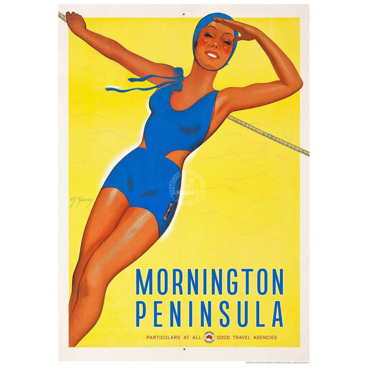 Mornington Peninsula | Australia 422Mm X 295Mm 16.6 11.6 A3 / Unframed Print Art