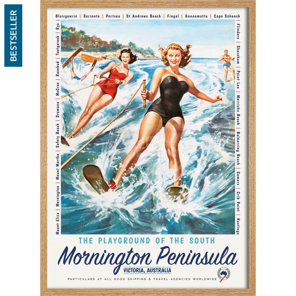 Mornington Peninsula: The Playground Of South | Australia 422Mm X 295Mm 16.6 11.6 A3 / Natural Oak