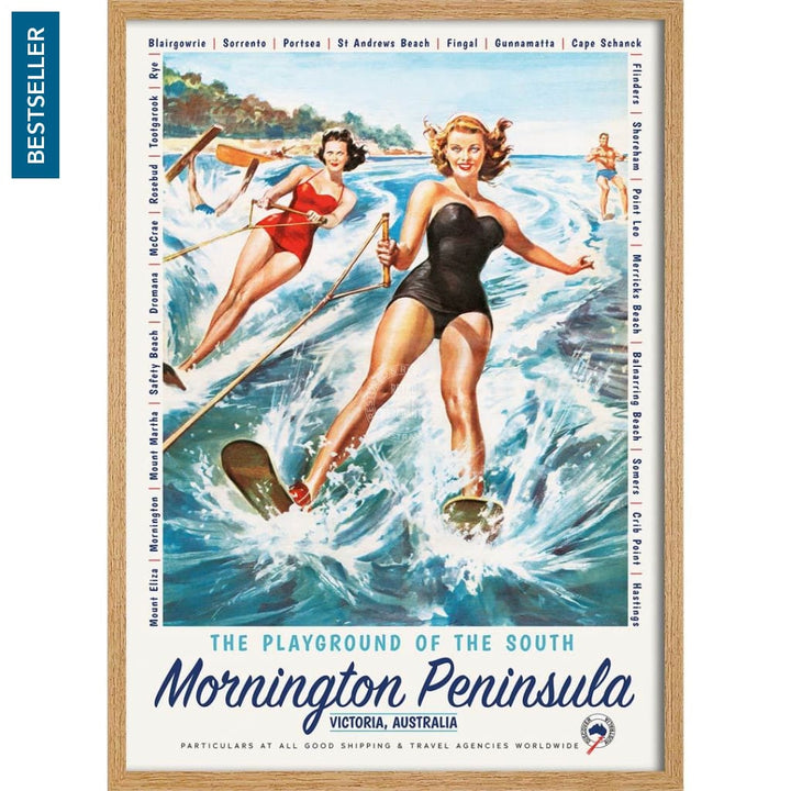 Mornington Peninsula: The Playground Of South | Australia 422Mm X 295Mm 16.6 11.6 A3 / Natural Oak