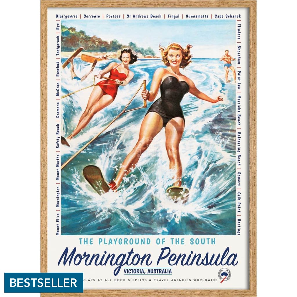 Mornington Peninsula: The Playground Of South | Australia 422Mm X 295Mm 16.6 11.6 A3 / Natural Oak