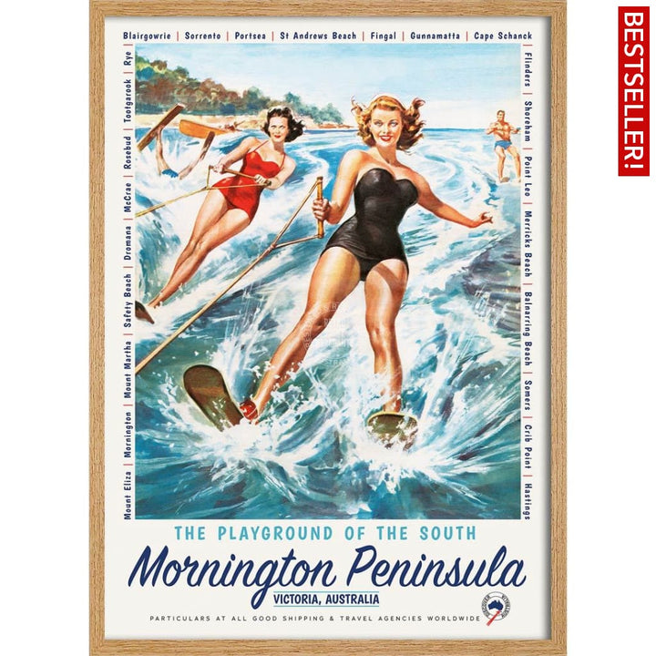 Mornington Peninsula: The Playground Of South | Australia 422Mm X 295Mm 16.6 11.6 A3 / Natural Oak