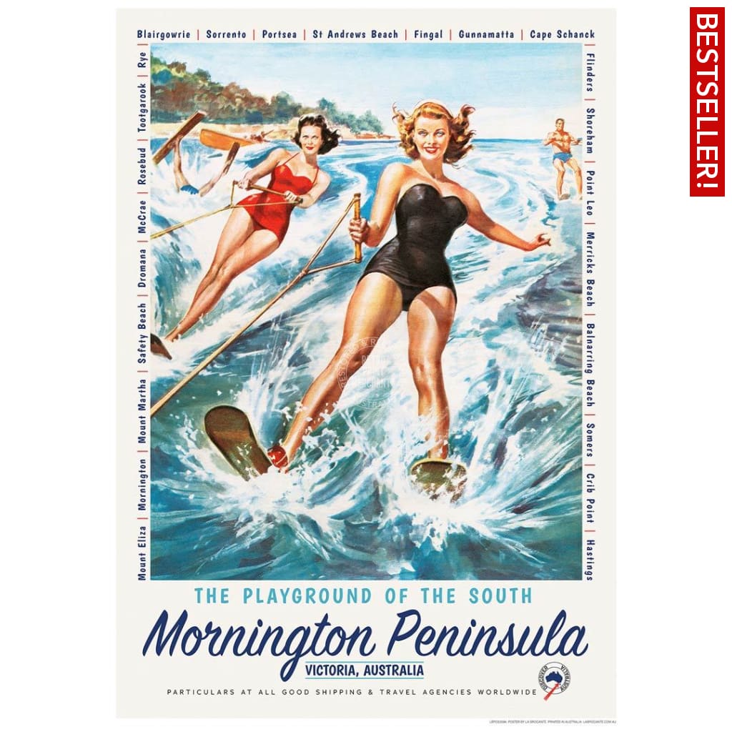 Mornington Peninsula: The Playground Of South | Australia 422Mm X 295Mm 16.6 11.6 A3 / Unframed