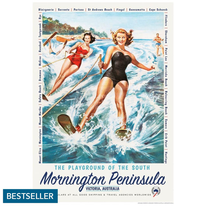 Mornington Peninsula: The Playground Of South | Australia 422Mm X 295Mm 16.6 11.6 A3 / Unframed