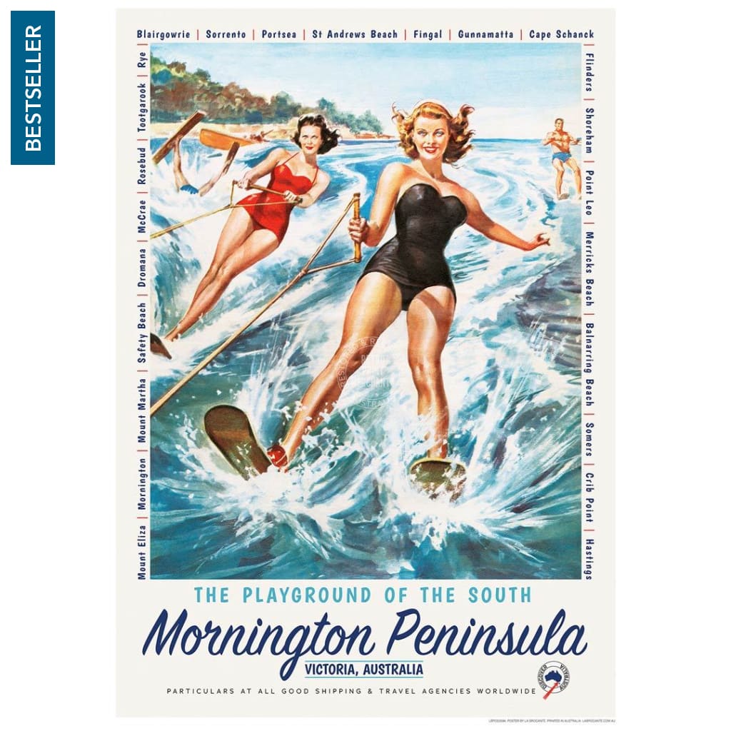 Mornington Peninsula: The Playground Of South | Australia 422Mm X 295Mm 16.6 11.6 A3 / Unframed