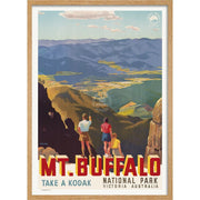 Mt Buffalo | Australia 422Mm X 295Mm 16.6 11.6 A3 / Natural Oak Print Art