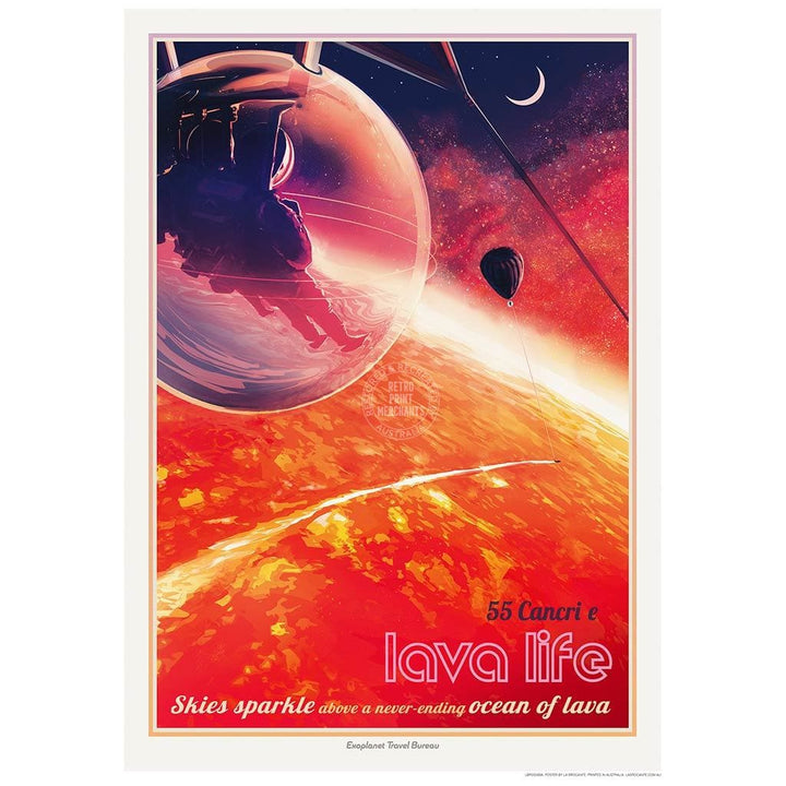Nasa 55 Cancri E | Usa 422Mm X 295Mm 16.6 11.6 A3 / Unframed Print Art