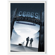 Nasa Ceres | Usa 422Mm X 295Mm 16.6 11.6 A3 / White Print Art