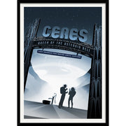 Nasa Ceres | Usa 422Mm X 295Mm 16.6 11.6 A3 / Black Print Art