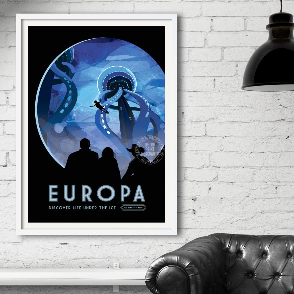 Nasa Europa | Usa Print Art