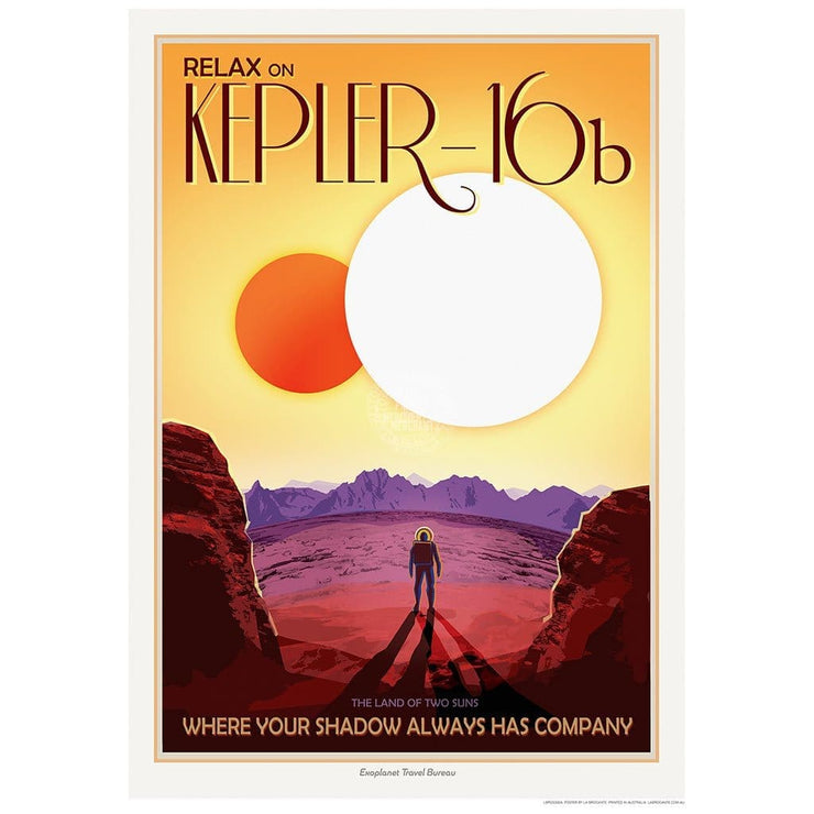 Nasa Kepler-16B | Usa 422Mm X 295Mm 16.6 11.6 A3 / Unframed Print Art