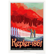 Nasa Kepler-186F | Usa 422Mm X 295Mm 16.6 11.6 A3 / Unframed Print Art