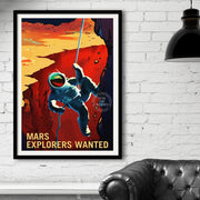 Nasa Mars Explorers | Usa Print Art