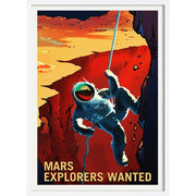 Nasa Mars Explorers | Usa 422Mm X 295Mm 16.6 11.6 A3 / White Print Art