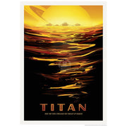 Nasa Titan | Usa 422Mm X 295Mm 16.6 11.6 A3 / Unframed Print Art