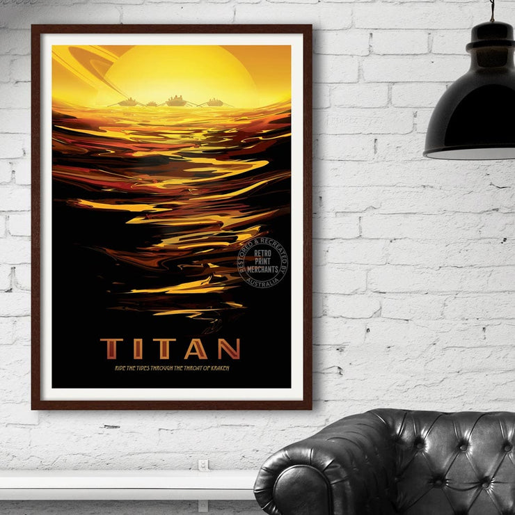 Nasa Titan | Usa Print Art