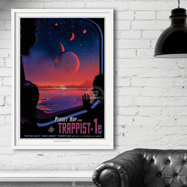 Nasa Trappist-1E | Usa Print Art