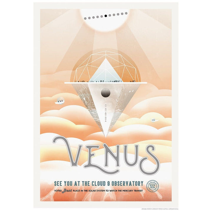 Nasa Venus | Usa 422Mm X 295Mm 16.6 11.6 A3 / Unframed Print Art