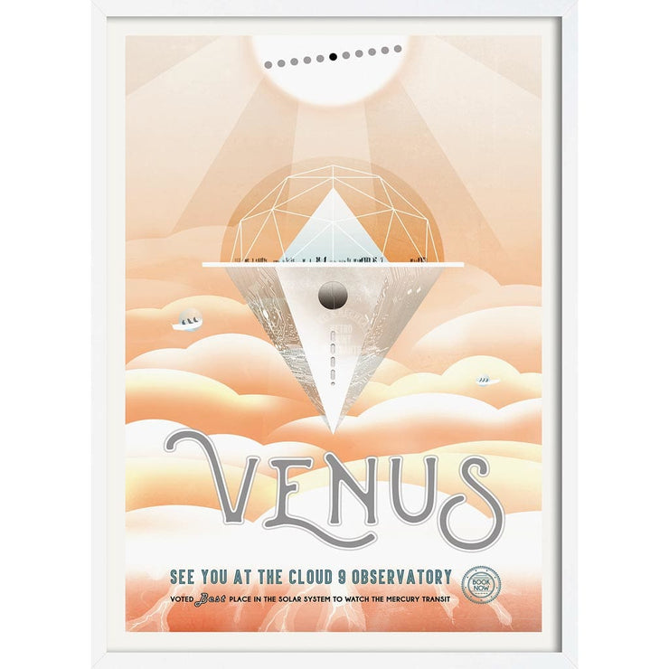 Nasa Venus | Usa 422Mm X 295Mm 16.6 11.6 A3 / White Print Art