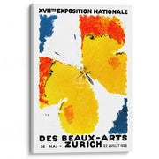 National Exhibition Of Fine Arts 1928 | Switzerland A3 297 X 420Mm 11.7 16.5 Inches / Stretched