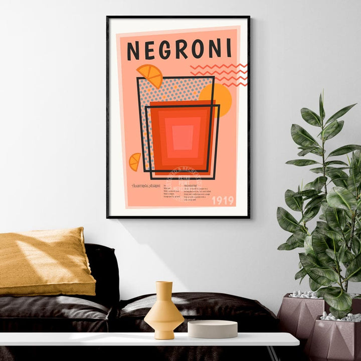 Negroni Cocktail | Worldwide Print Art