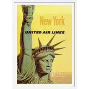 New York Statue Of Liberty | Usa 422Mm X 295Mm 16.6 11.6 A3 / White Print Art