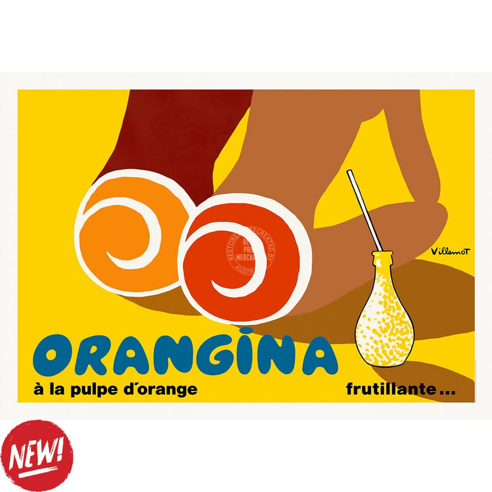 Orangina Beach Bums | France Print Art