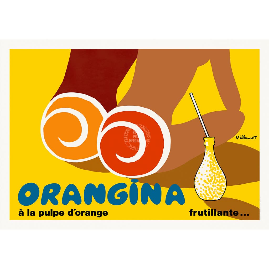 Orangina Beach Bums | France Print Art