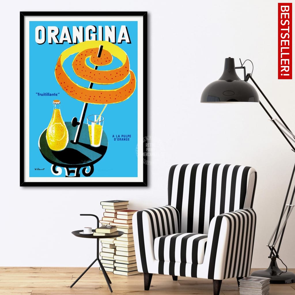Orangina Fruitillante | France Print Art