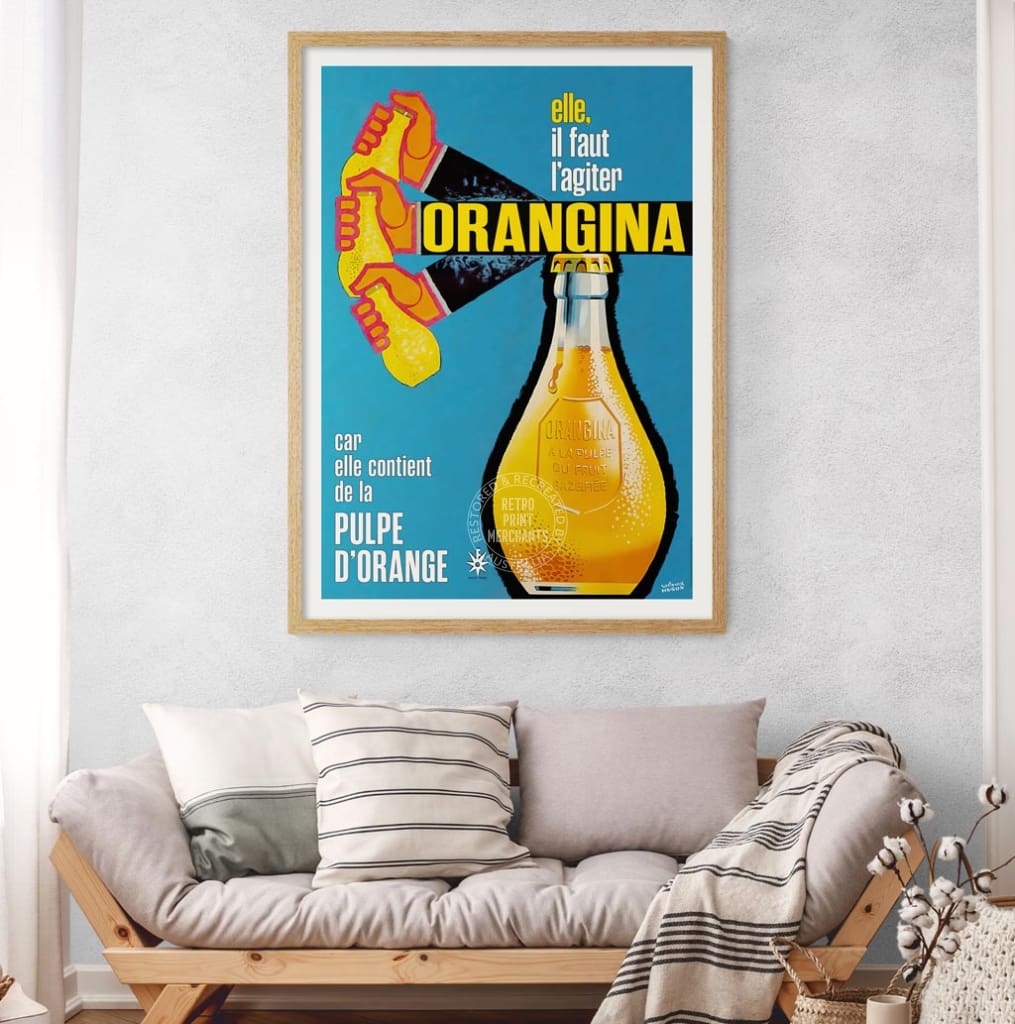 Orangina Shaken | France Print Art