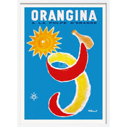 Orangina Sun 1965 | France A3 297 X 420Mm 11.7 16.5 Inches / Framed Print - White Timber Art