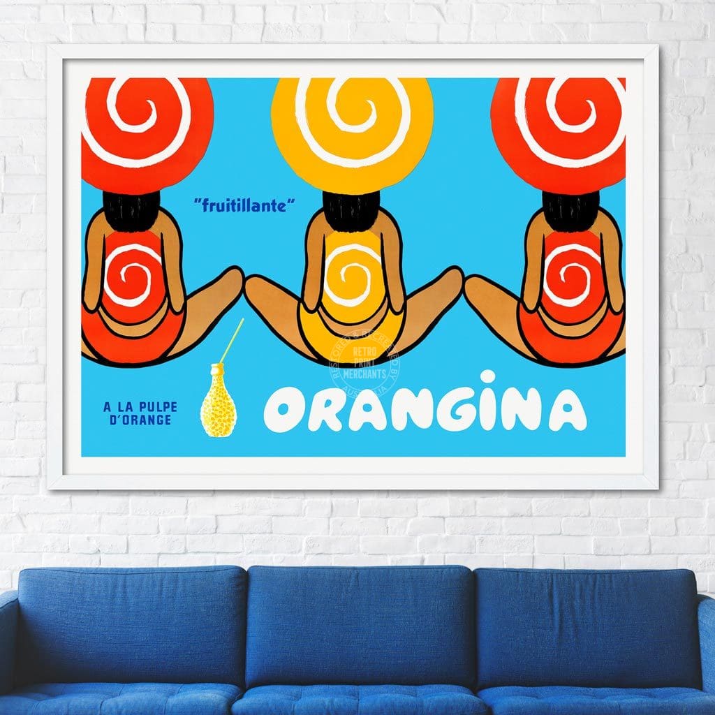 Orangina Triplets | France Print Art