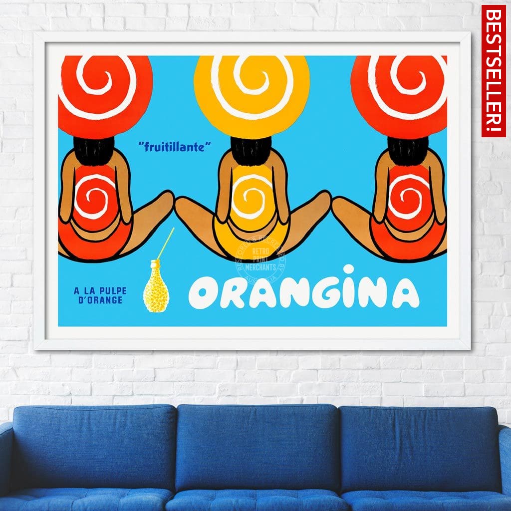 Orangina Triplets | France Print Art