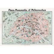 Paris Map | France Print Art