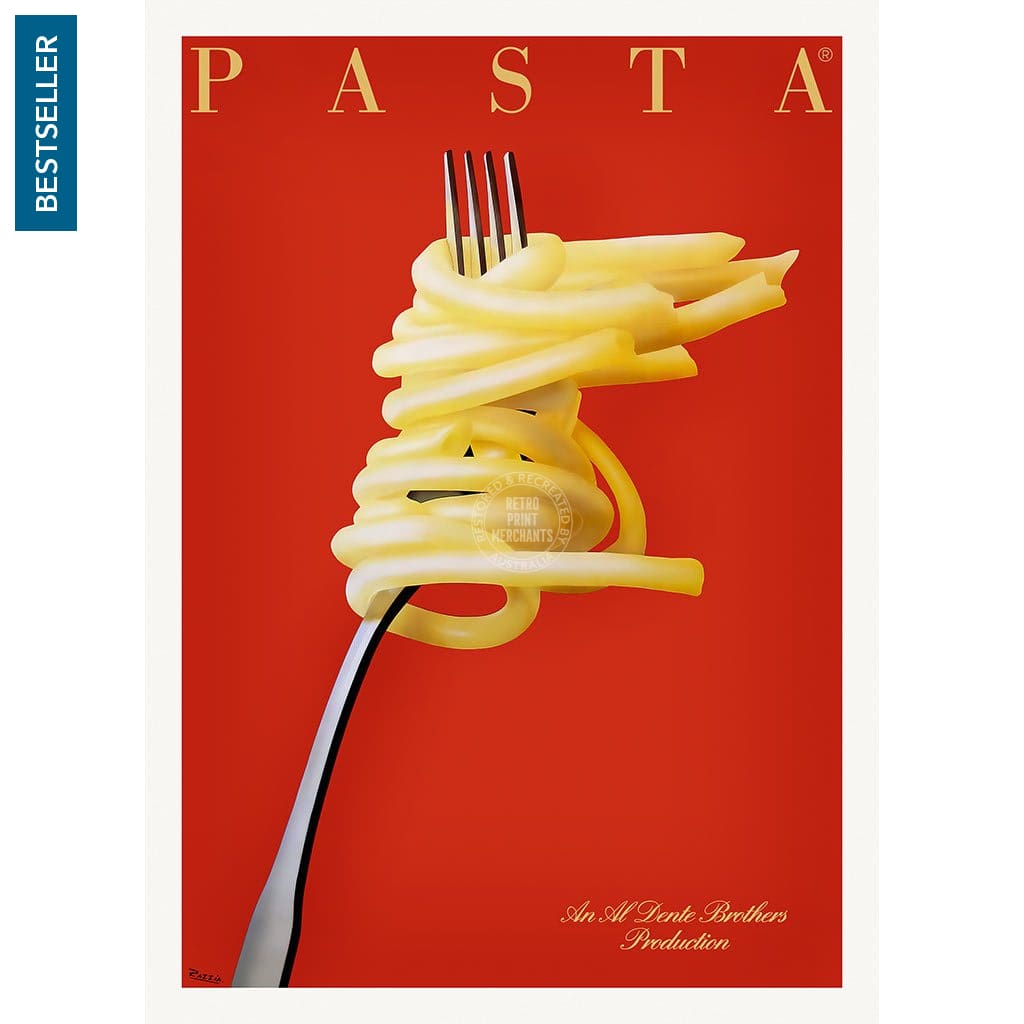 Pasta Al Dente | France A3 297 X 420Mm 11.7 16.5 Inches / Unframed Print Art