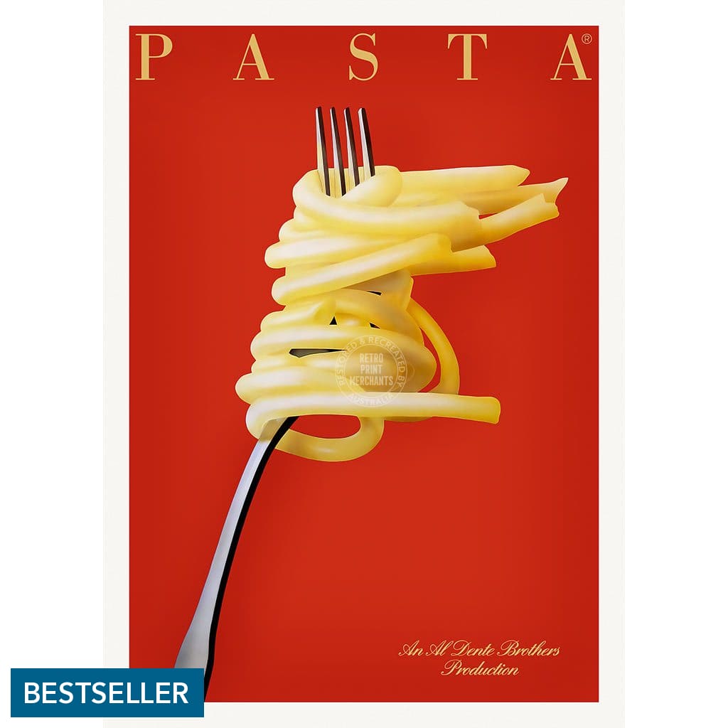 Pasta Al Dente | France A3 297 X 420Mm 11.7 16.5 Inches / Unframed Print Art