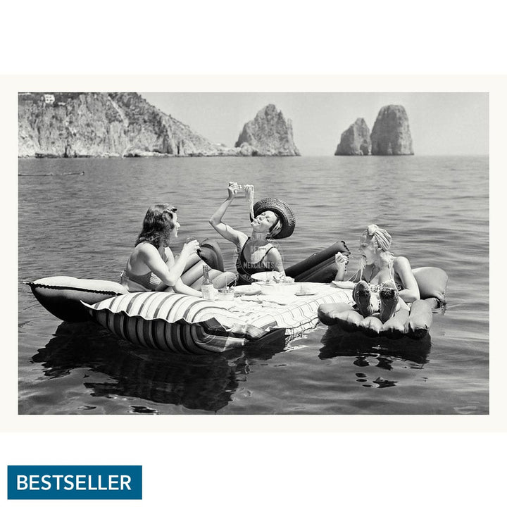 Pasta Off Capri | Italy A4 210 X 297Mm 8.3 11.7 Inches / Unframed Print Art