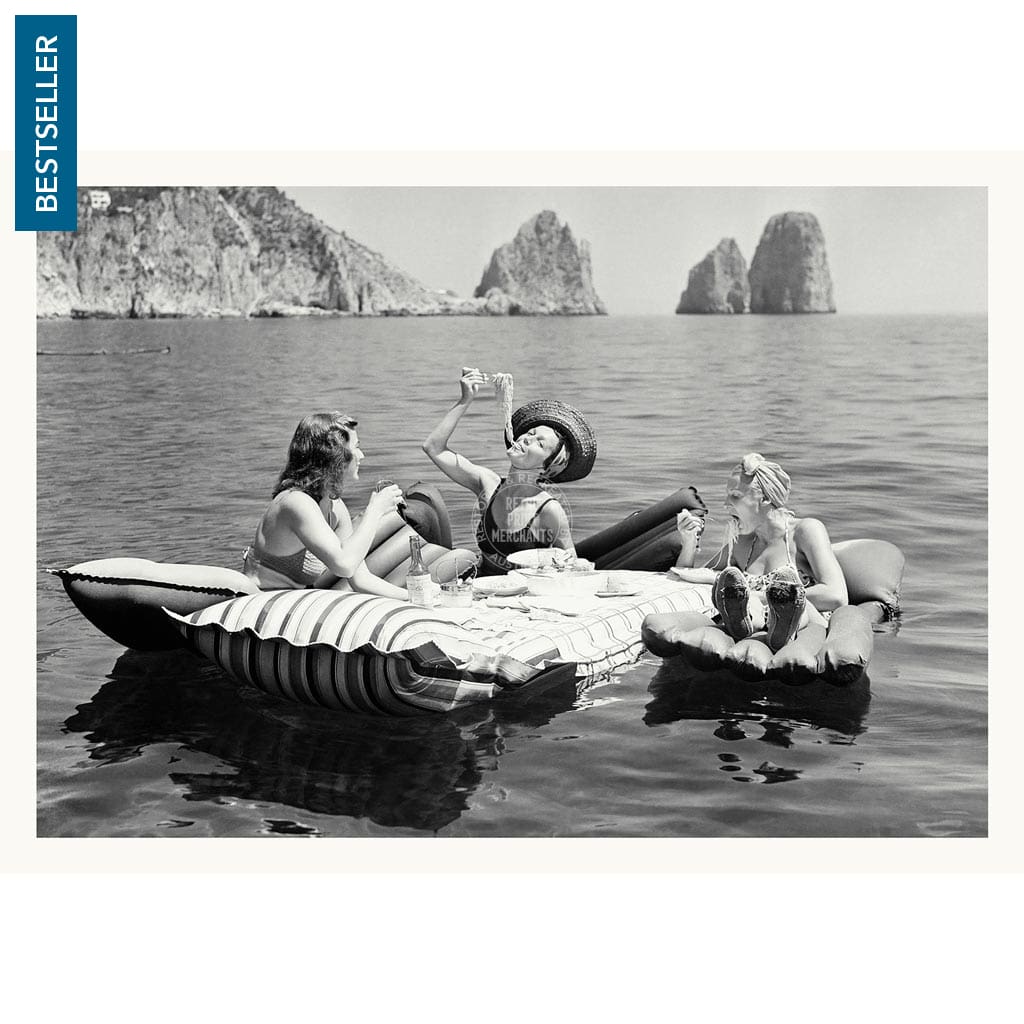 Pasta Off Capri | Italy A4 210 X 297Mm 8.3 11.7 Inches / Unframed Print Art