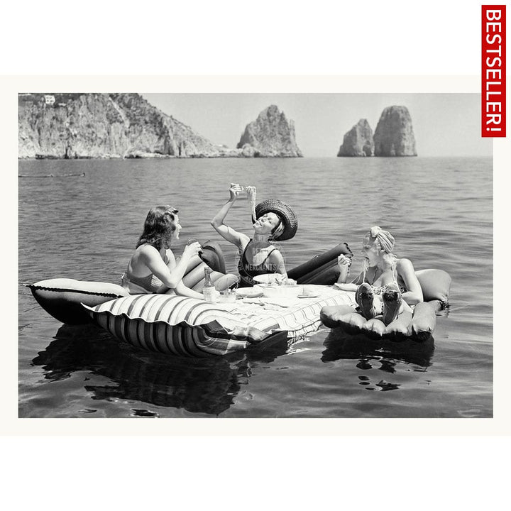 Pasta Off Capri | Italy A4 210 X 297Mm 8.3 11.7 Inches / Unframed Print Art