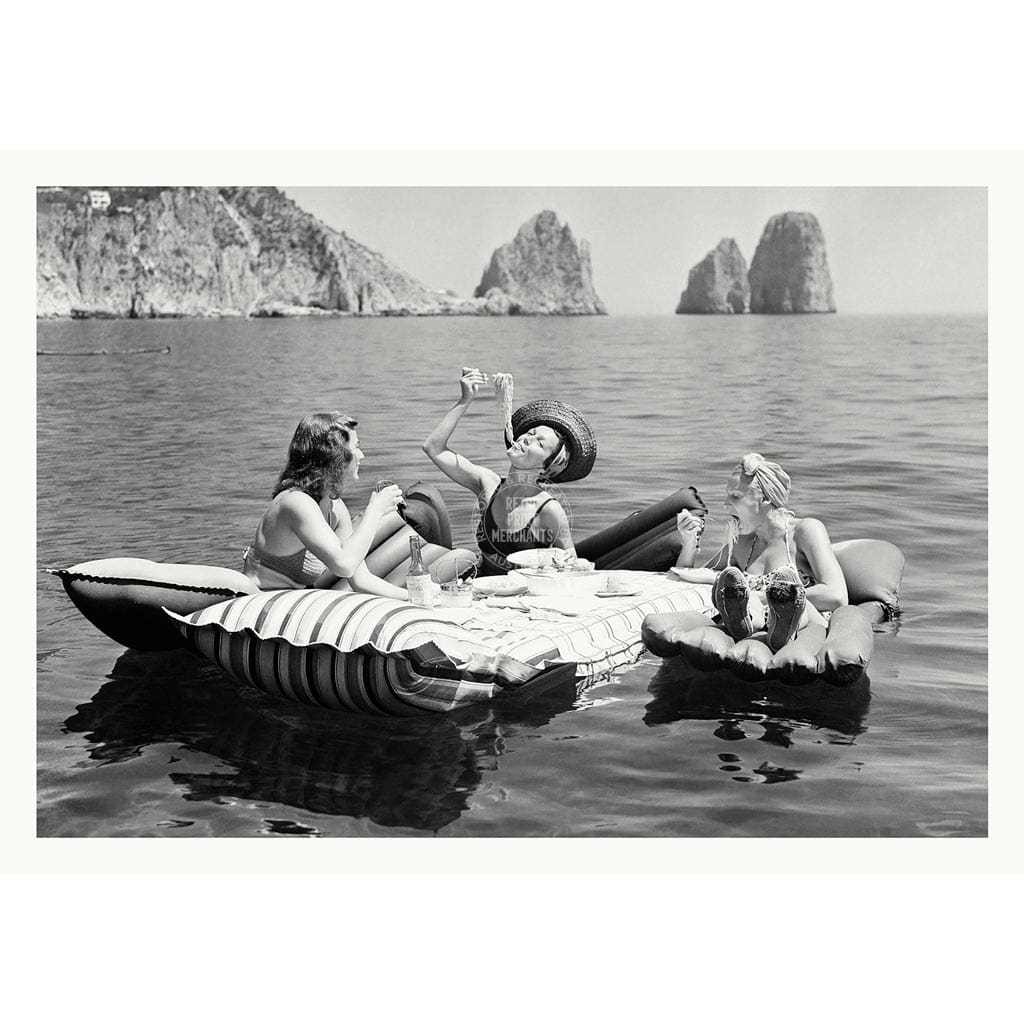 Pasta Off Capri | Italy A4 210 X 297Mm 8.3 11.7 Inches / Unframed Print Art