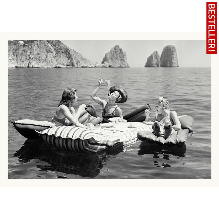 Pasta Off Capri | Italy A4 210 X 297Mm 8.3 11.7 Inches / Unframed Print Art