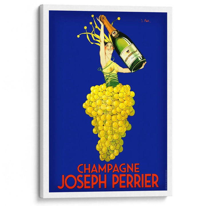 Perrier Champagne | France A3 297 X 420Mm 11.7 16.5 Inches / Stretched Canvas Print Art