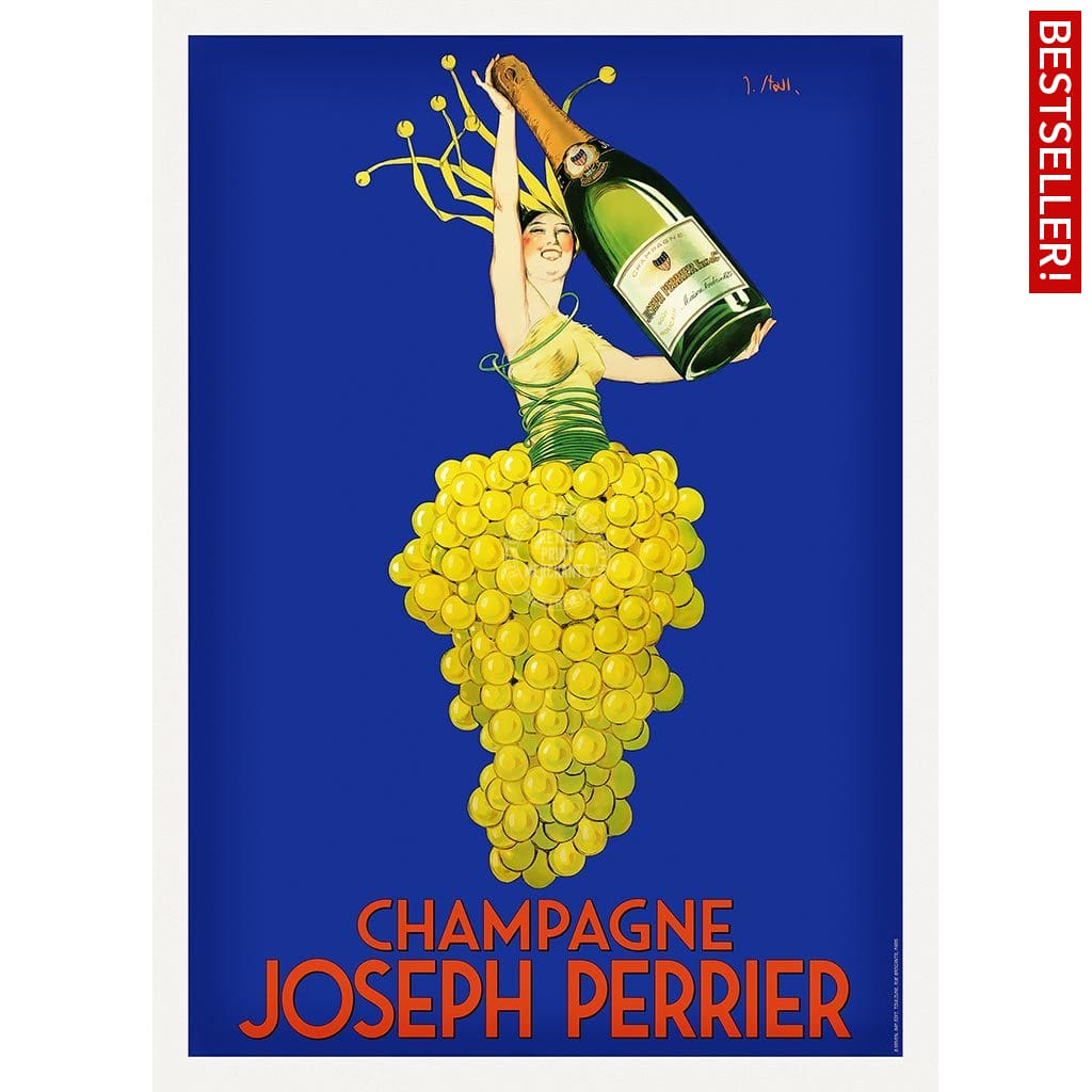 Perrier Champagne | France A3 297 X 420Mm 11.7 16.5 Inches / Unframed Print Art