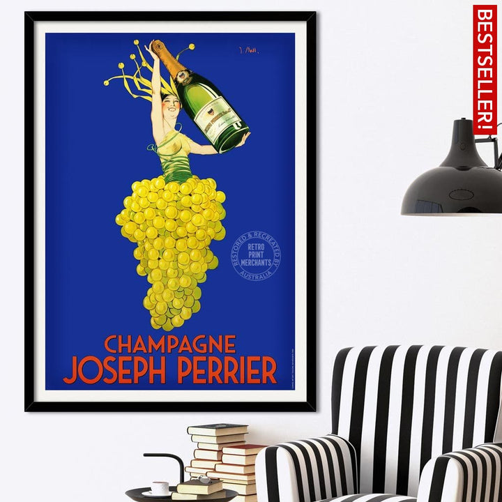 Perrier Champagne | France Print Art