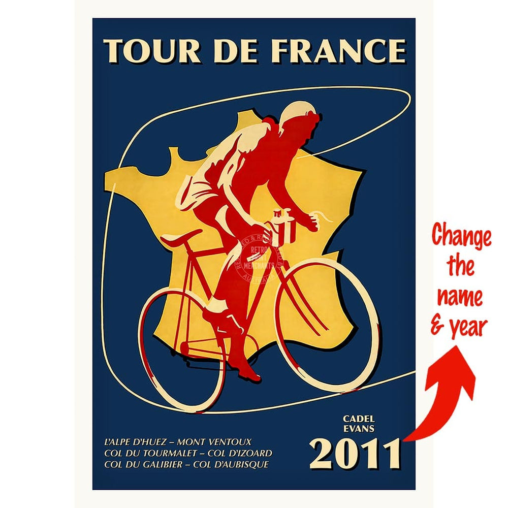Personalised Tour De France | Print Art