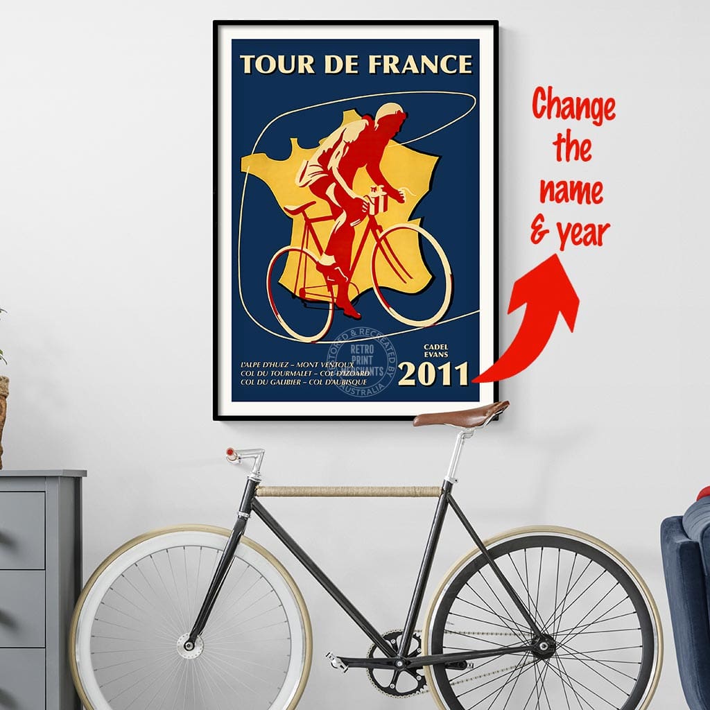 Personalised Tour De France | Print Art