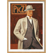 Pkz Menswear | Switzerland A3 297 X 420Mm 11.7 16.5 Inches / Framed Print - Natural Oak Timber Art